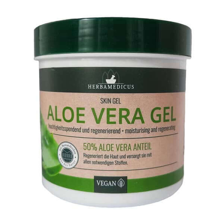 Gel con estratto di aloe vera, 250 ml, Herbamedicus