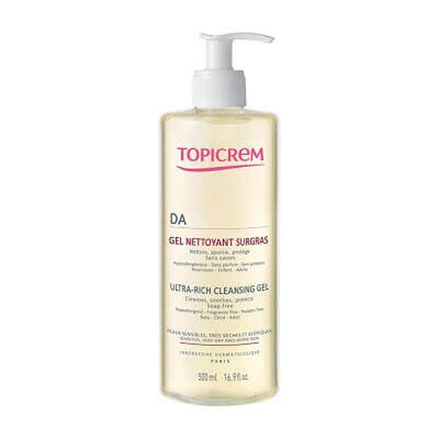 Gel detergente DA Nettoyant Surgras Topicrem, 500 ml, NIGY