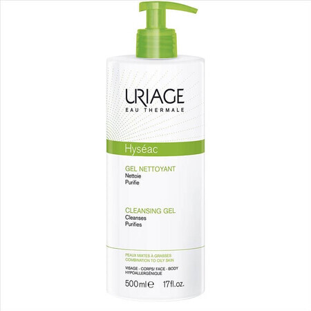 Hyséac Gel Detergente Uriage 500ml