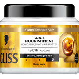 Schwarzkopf GLISS Maschera nutriente per capelli 4 in 1, 400 ml