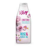 Conditioner for soft and shiny hair, 500 ml, Rose Oil and Kukui Oil, Keff