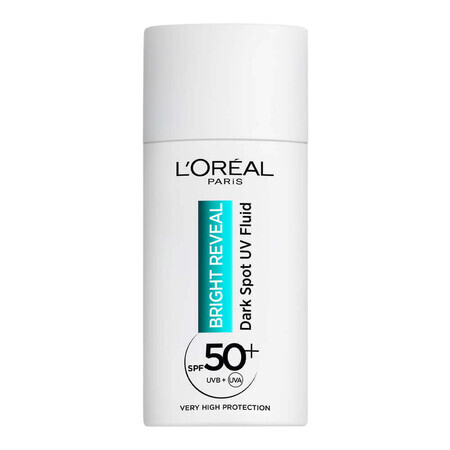 Crema fluida con SPF 50+ contro le macchie pigmentarie Bright Reveal, 50 ml, LOreal