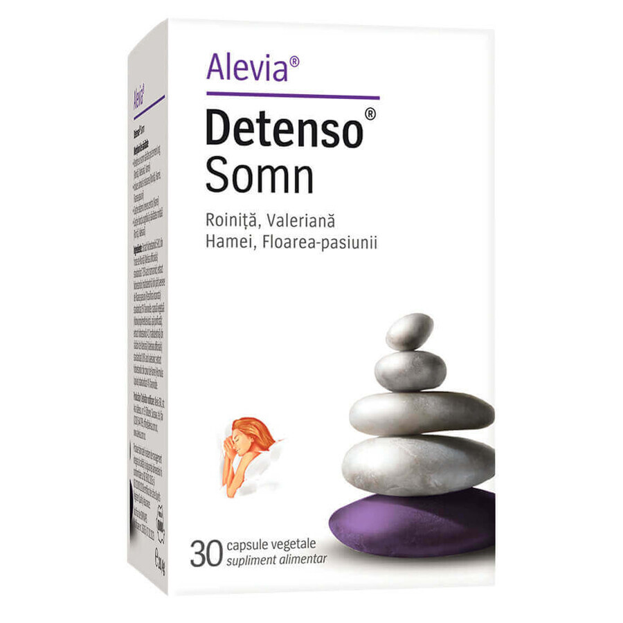 Supplement against sleep disorders Detenso Sleep, 30 capsules, Alevia