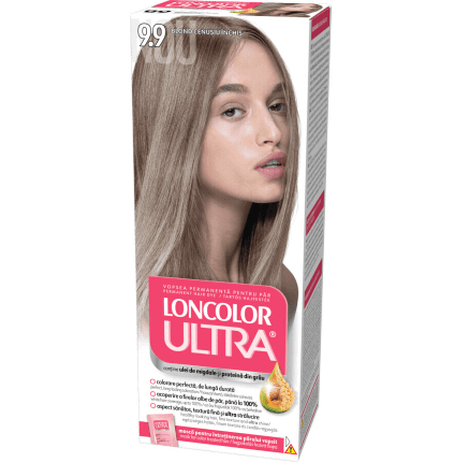 Loncolor Ultra Permanent colorante 9.9 biondo grigio, 1 pz