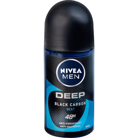 Nivea Deodorante roll on deep beat, 50 ml