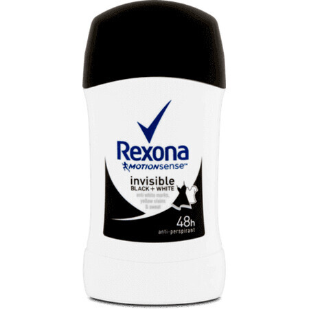 Rexona Deodorante stick Invisible B&W, 40 ml