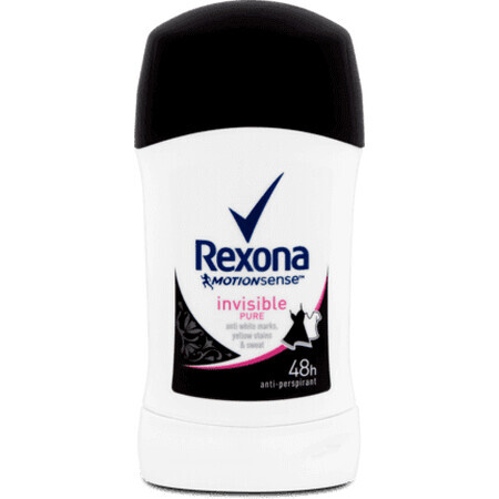 Rexona Deodorante stick Invisible Pure, 40 ml