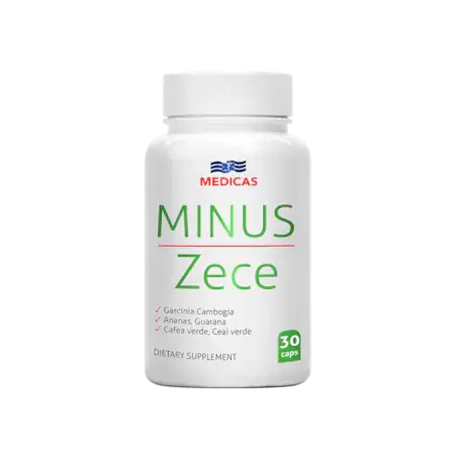 Supliment alimentar ,Minus zece kg, de slabit, 30 capsule, MEDICAS