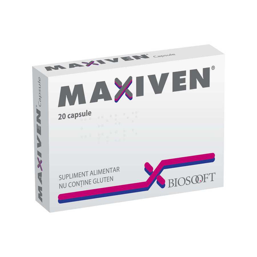 Confezione Maxiven, 3 x 20 capsule, Biosooft