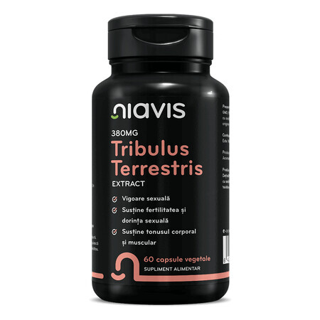 Estratto di Tribulus Terrestris, 60 capsule, Niavis