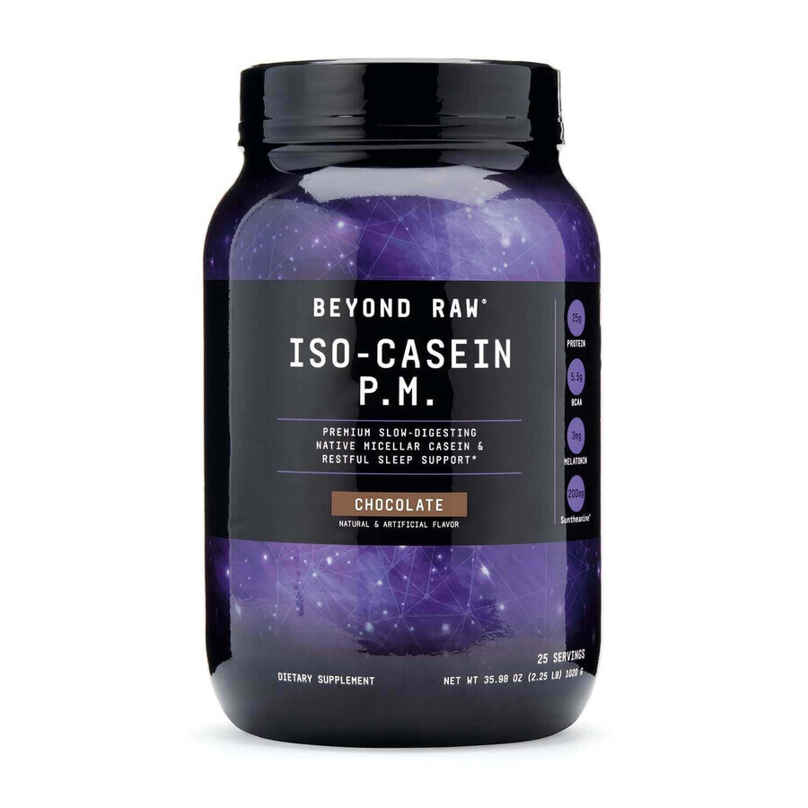 Beyond Raw Iso-caseina P.m., Iso-caseina, Al Gusto Di Cioccolato, 1020 g, GNC