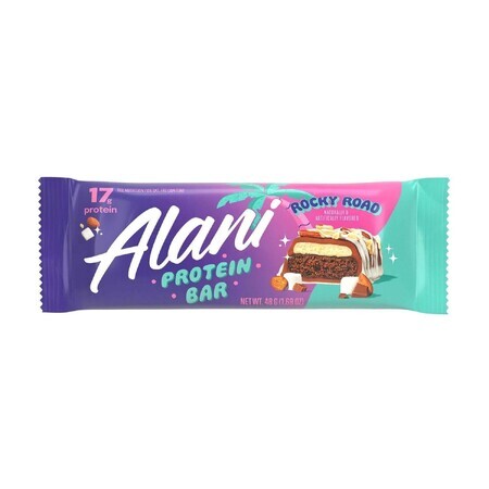 Alani Nu Fit Snacks Rocky Road Flavoured Protein Bar, 48 g, GNC