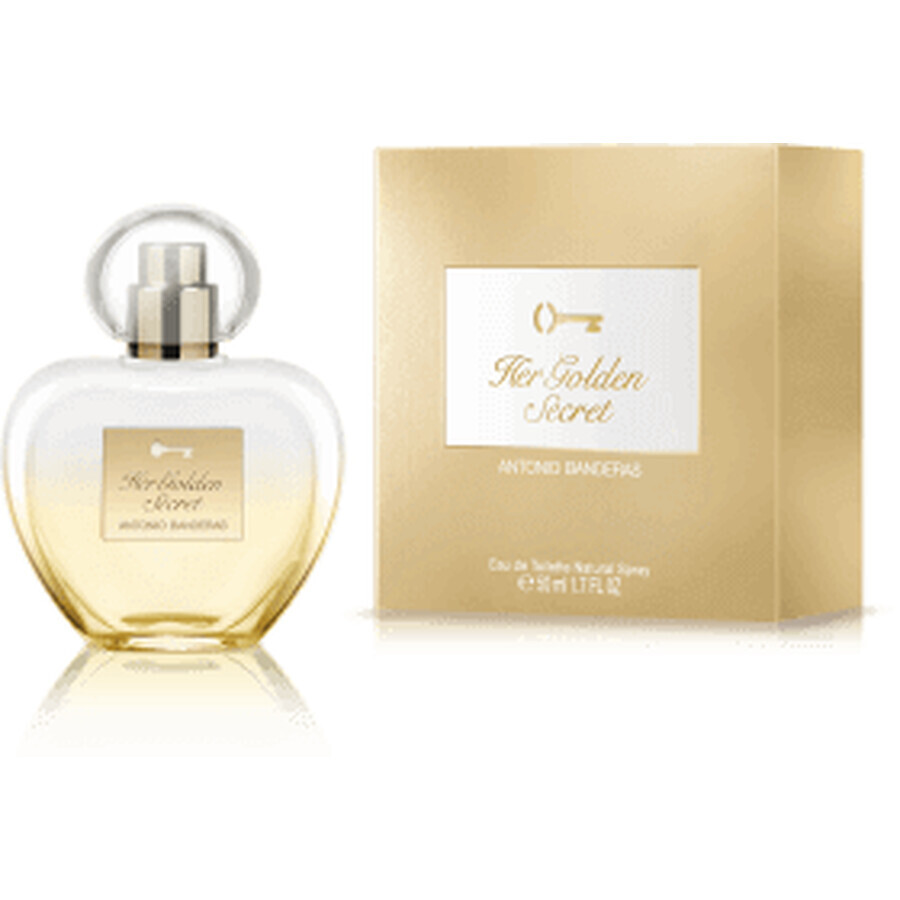 Antonio Banderas Golden Secret Eau de Toilette da donna, 50 ml