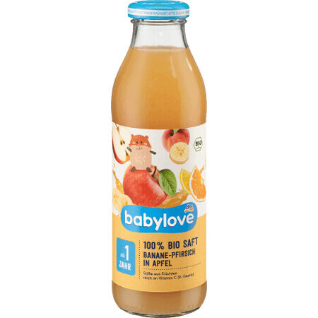 Babylove Banaan-, perzik- en appelsap, vanaf 1 jaar, 500 ml