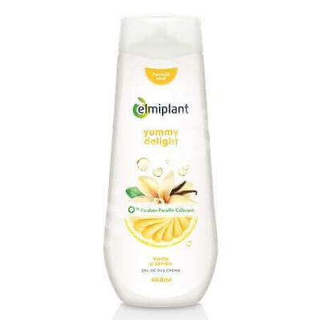 Gel doccia crema alla vaniglia e limone Yummy Delight, 400 ml, Elmiplant