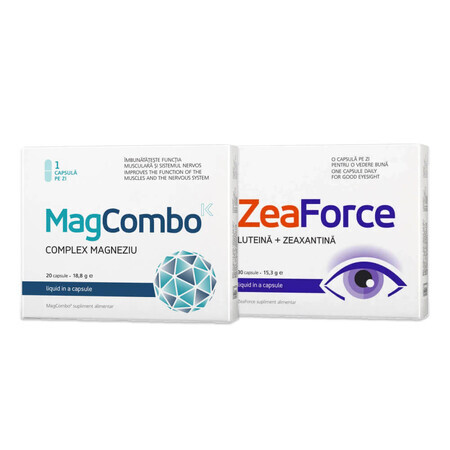 Package ZeaForce 30 caps + MagCombo Complex Magnesium 20 caps, Visislim