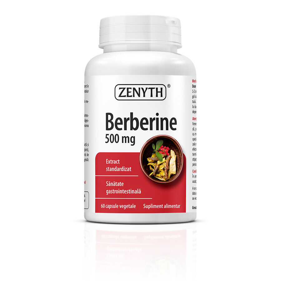 Confezione Berberine 500 mg, 60 capsule + Apple Cider Vingar, 60 capsule, Zenyth