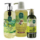 Pacchetto Fiori d&#39;Ulivo, Gel Doccia, 600 ml + Sapone Liquido, 500 ml + Lozione Mani e Corpo, 250 ml Eyup Sabri Tuncer