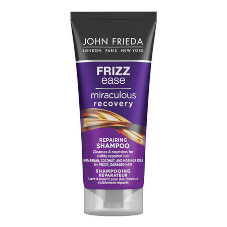 Frizz Ease Miraculous Recovery Ceramide Repair Shampoo, 75 ml, John Frieda