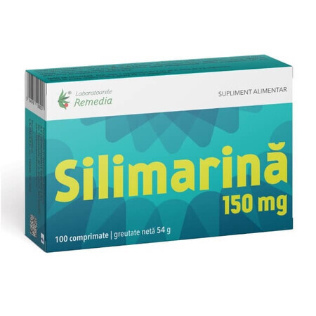 Silimarină 150 mg, 100 compresse, Laboratoarele Remedia