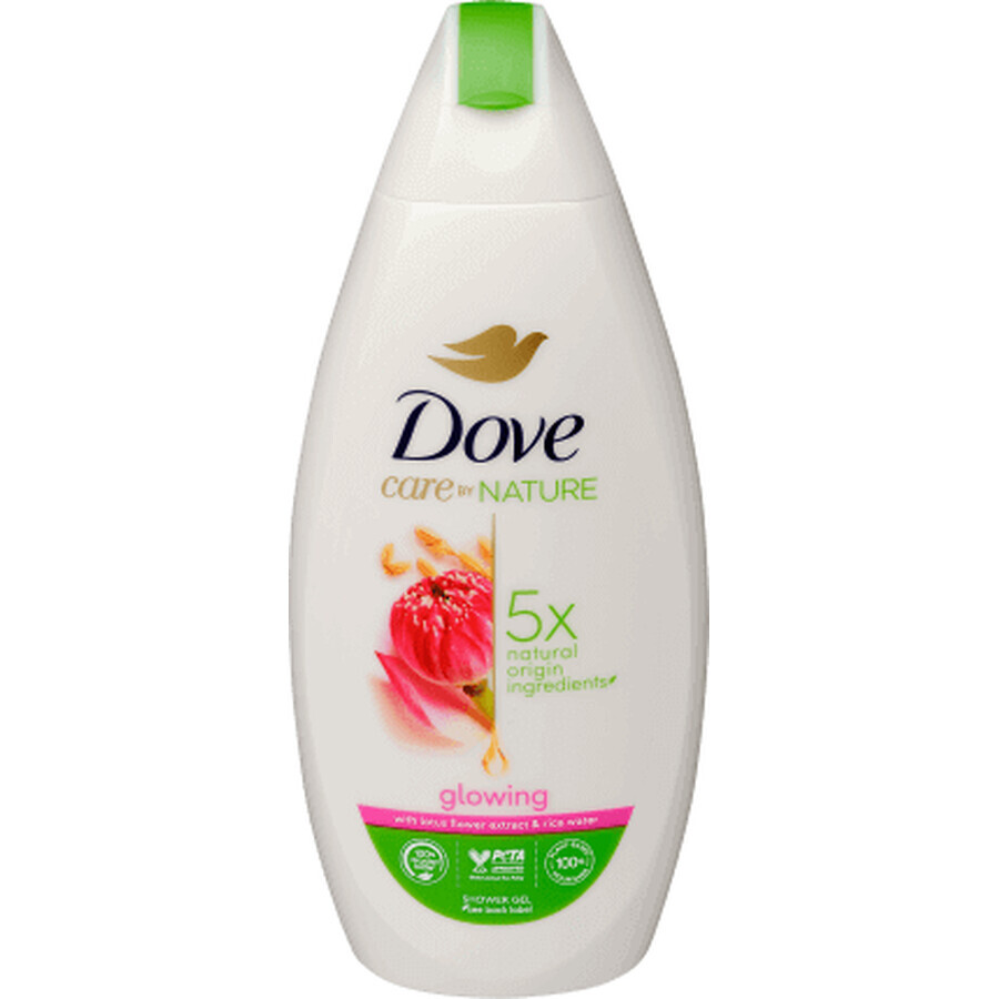 Gel doccia Dove Glowing, 400 ml