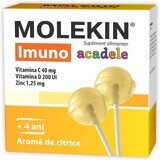 Molekin Imuno citrus flavour 4 years+ x 12caps, Zdrovit