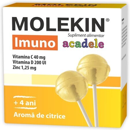 Molekin Imuno citrus flavour 4 years+ x 12caps, Zdrovit