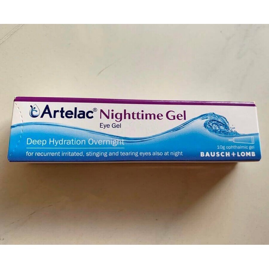 Artelac Nighttime Gel Oculare, 3x10 g, Bausch + Lomb