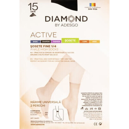 Diamond Calzini attivi da donna gazzella taglia 1/4, 1 pezzo