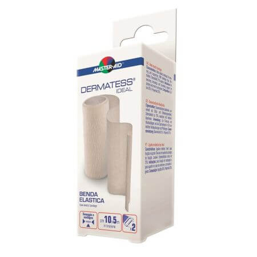 Benda elastica Dermatess Ideal con clip, 5 m x 10 cm, Master-Aid