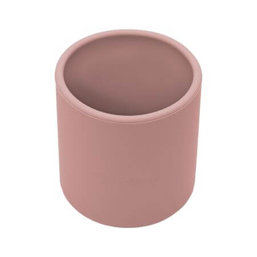 Tazza in silicone, 6 mesi+, Old Rose, Appekids