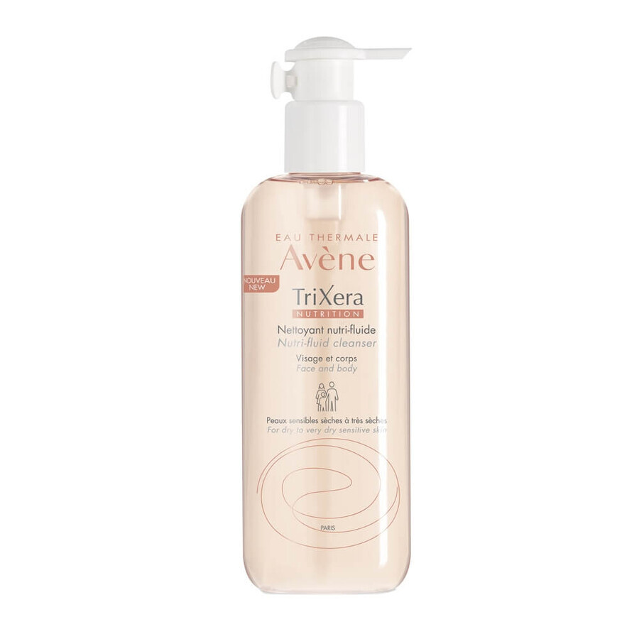 Avene Trixera - Nutrition Detergente Fluido Nutriente Nutri-Fluido, 400ml