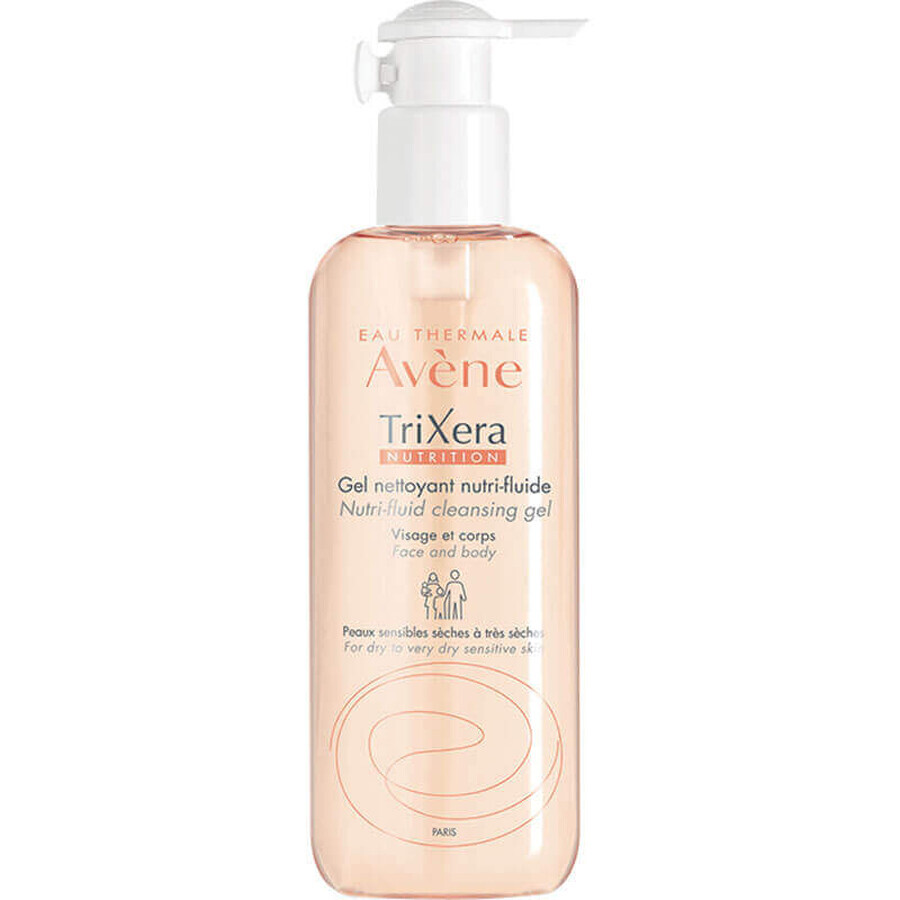 Avene Trixera - Nutrition Detergente Fluido Nutriente Nutri-Fluido, 400ml