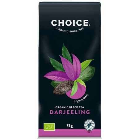 Tè nero biologico Darjeeling Choice, 75 g, Yogi Tea