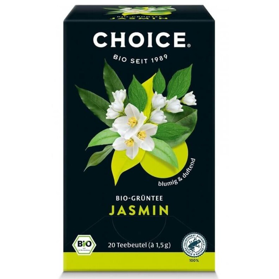 Tè verde biologico Jasmin Choice, 20 bustine, Yogi Tea