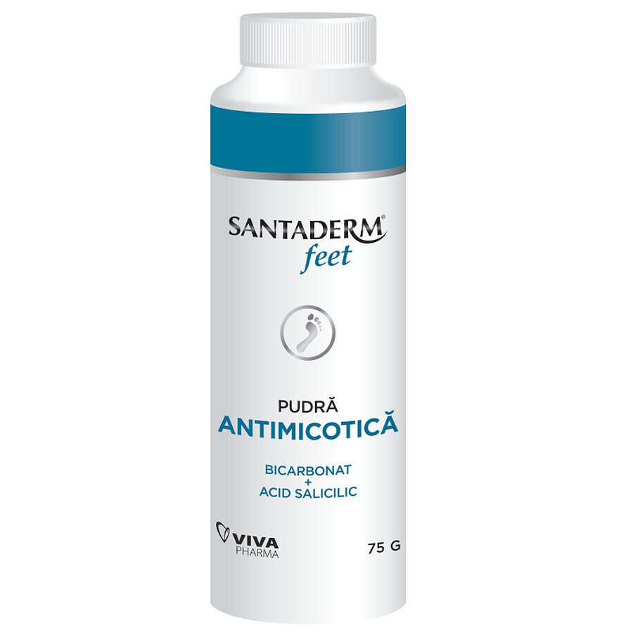 Santaderm polvere antimicotica 4 piedi, 75 g, Viva Pharma