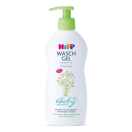 BabySanft Gel douche cheveux et corps, 400 ml, Hipp