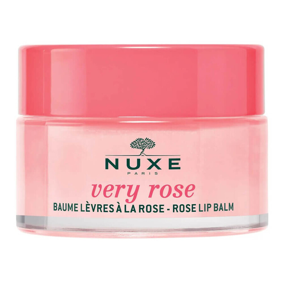 Balsamo labbra idratante Very Rose all'olio di rosa, 15 g, Nuxe