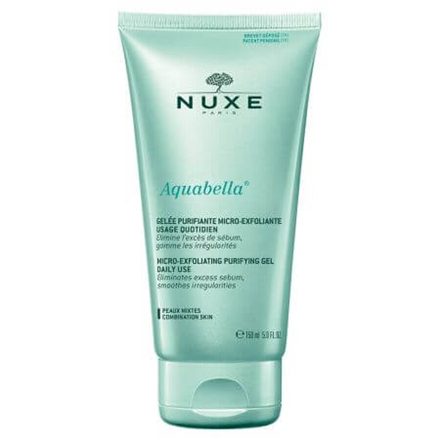 Gel purificante micro-esfoliante per pelle mista Aquabella, 150 ml, Nuxe