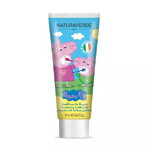 Dentifricio Peppa Pig alla fragola, Bambini, 75 ml, Naturaverde