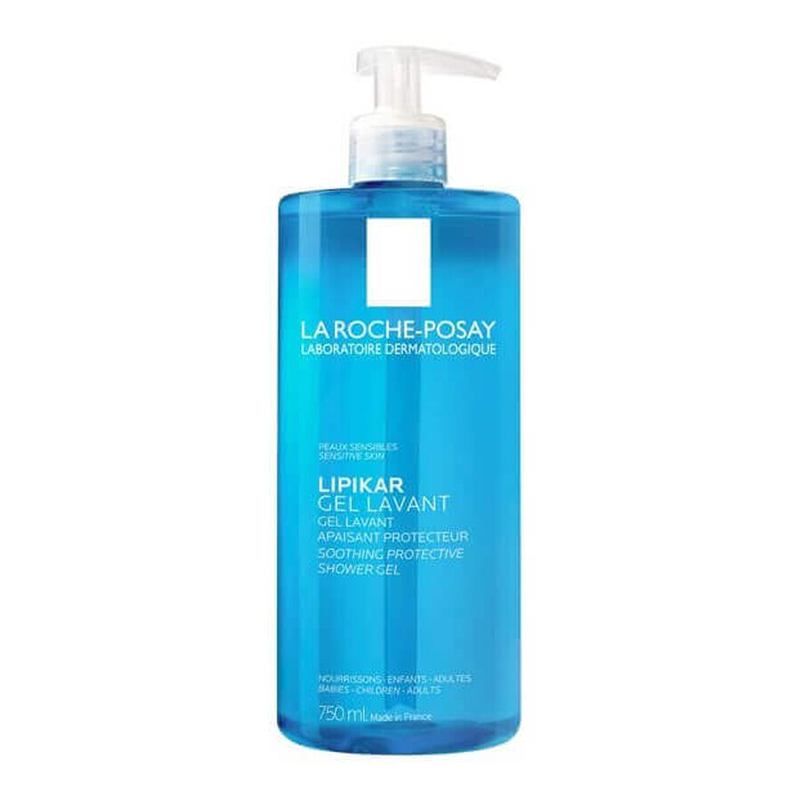 La Roche-Posay Lipikar Gel Levant de spălare pentru pielea sensibilă, 750 ml, 