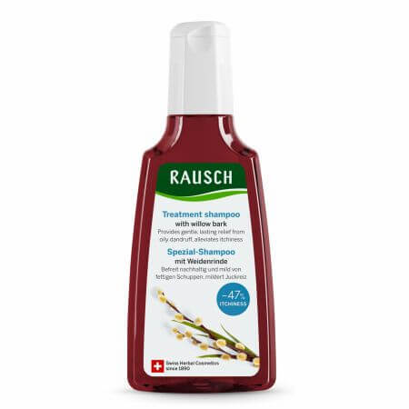 Shampoo antiprurito e trattante con corteccia di salice, 200 ml, Rausch