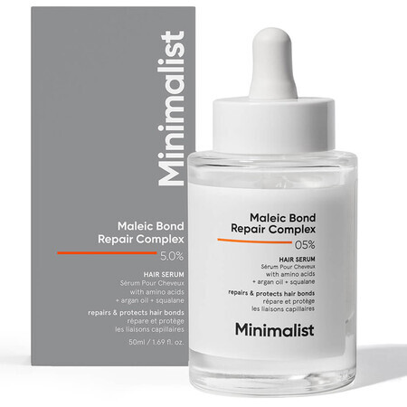 Repair serum for damaged hair Maleic Bond Repair Complex 0,5%, 50 ml, Minimalist