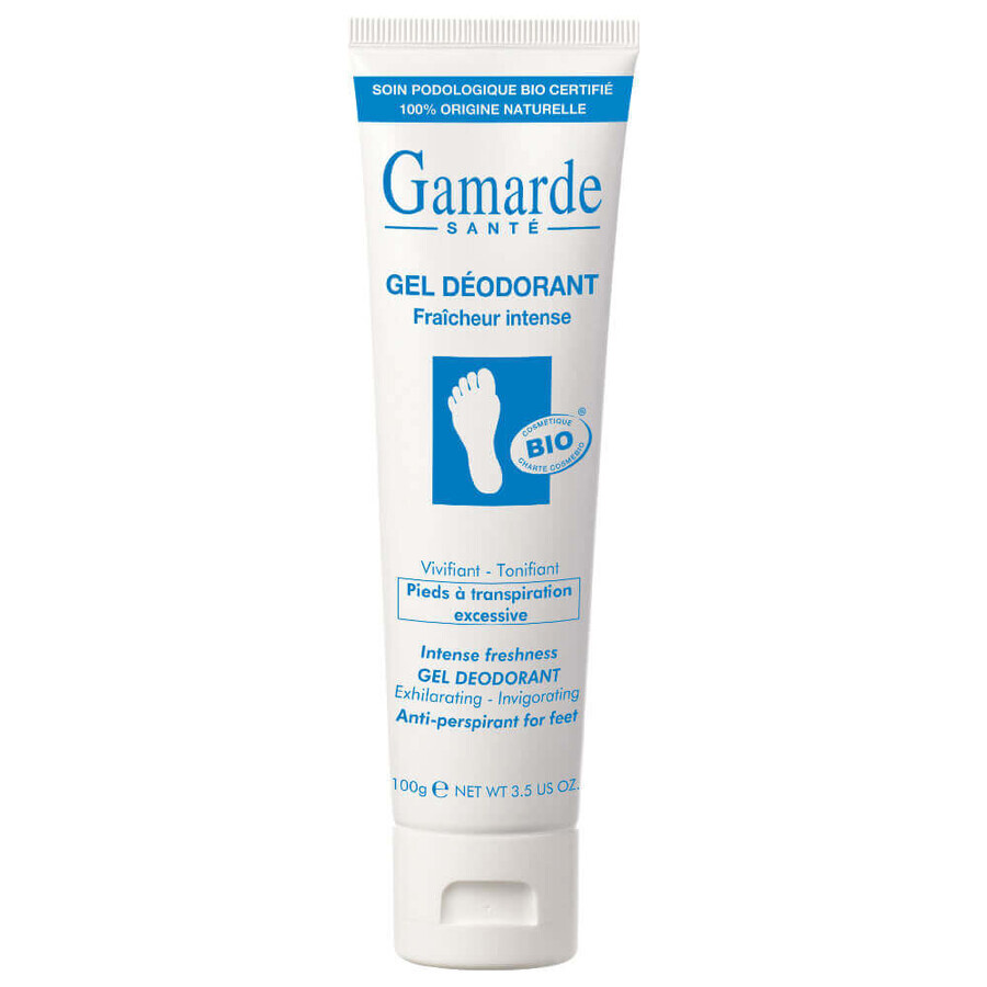 Gel bio deodorante per piedi, 100 ml, Gamarde