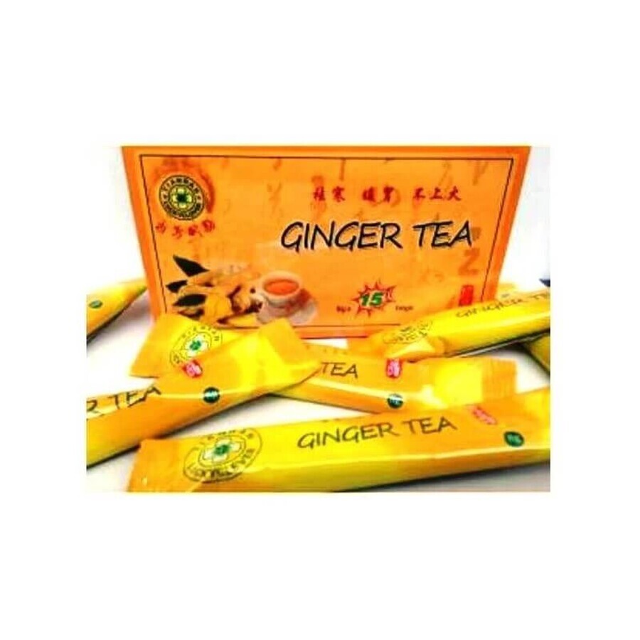 Instant ginger tea, 15 sachets, Sanye