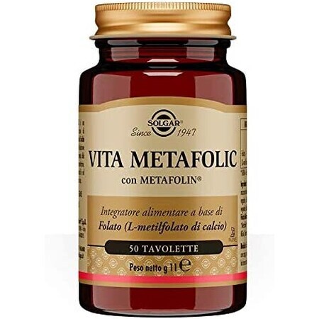 Solgar Vita Metafolic, 50 tavolette