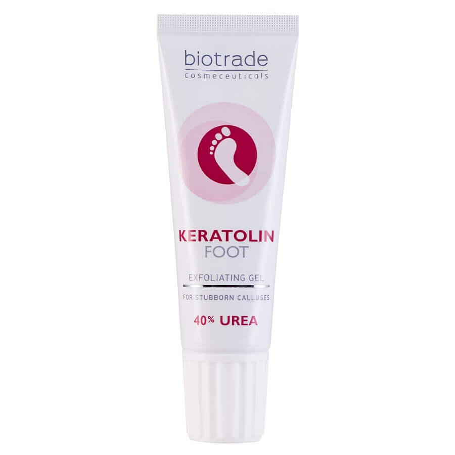 Gel piedi esfoliante con 40% di urea Keratolin Foot, 15 ml, Biotrade