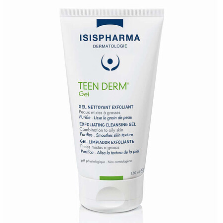 Gel esfoliante Teen Derm, 150 ml, Isispharma