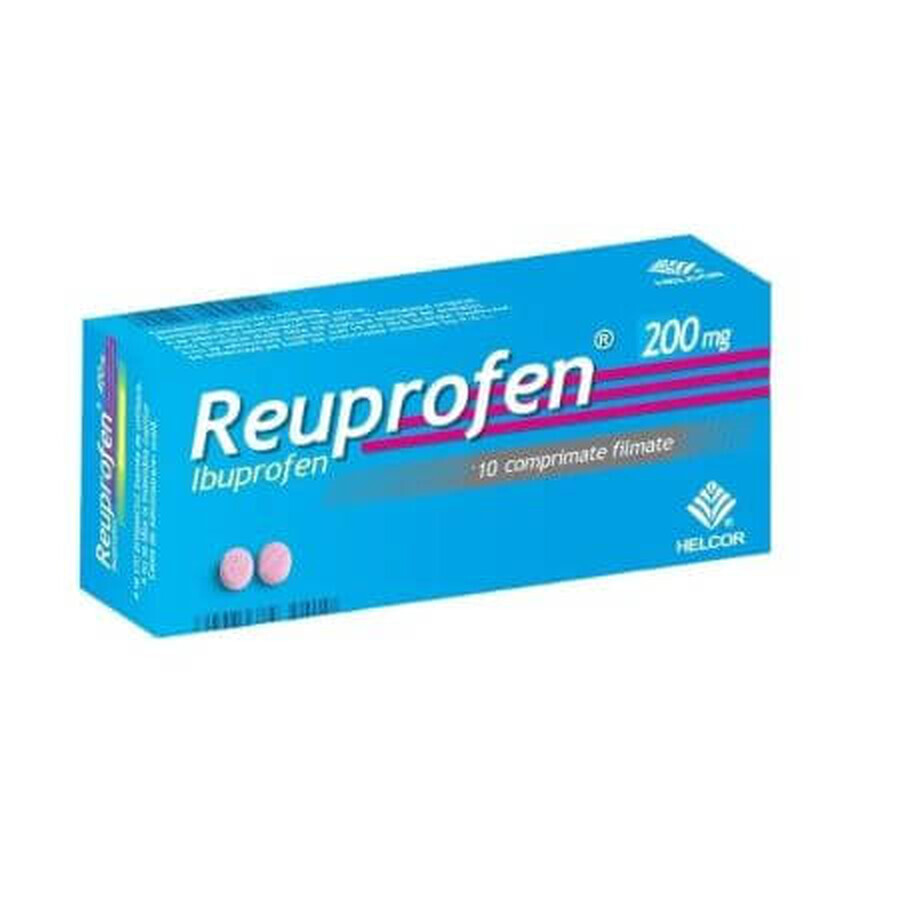 Reuprofene, 200 mg, 10 compresse, Helcor