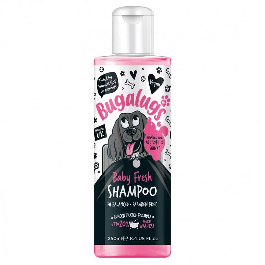 Bugalugs Baby Fresh Shampoo per cani, 250 ml, Lakeland Cosmetics